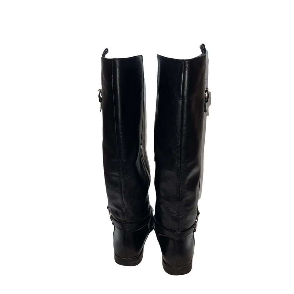 Coach Mulan Black Leather Knee High Riding Boots Size 6 - Picture 3 of 7